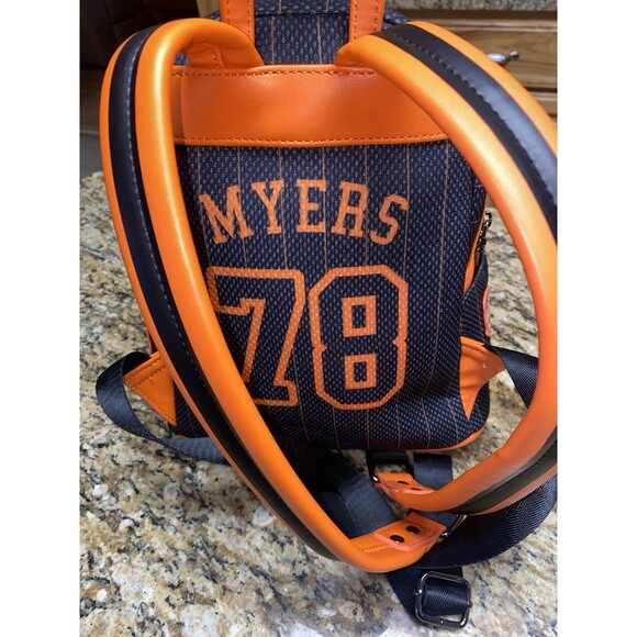 Loungefly Halloween Michael Myers Jersey Mini Black Limited Edition Backpack - Picture 6 of 9